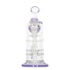 42323 1 skleneny bong pure glass 8 escape bubbler black 1 ks