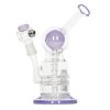 42323 2 skleneny bong pure glass 8 escape bubbler black 1 ks