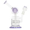 42323 42323 skleneny bong pure glass 8 escape bubbler black 1 ks