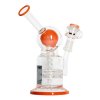 42329 3 skleneny bong pure glass 8 escape bubbler orange 1 ks