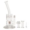 42359 4 skleneny bong pure glass torpedo 3d etch 12 1 ks